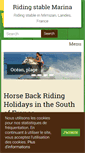 Mobile Screenshot of centre-equestre-marina.com